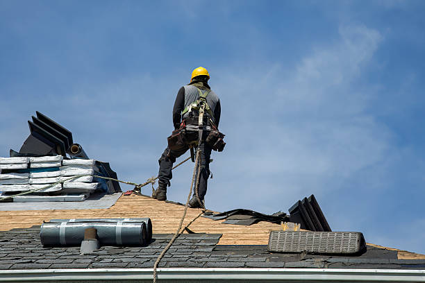 Professional Gutter Installation technician working in Carthage, NC